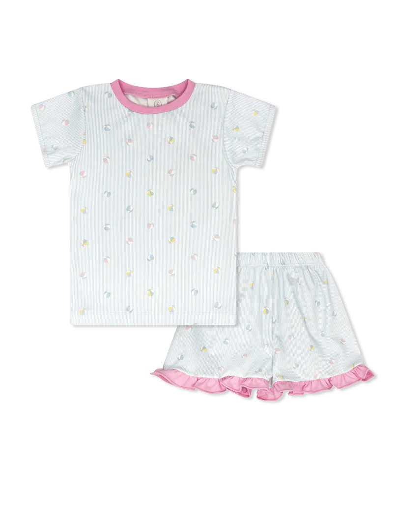 LILY SHORT SET - BEACH BOUNCE, PINK