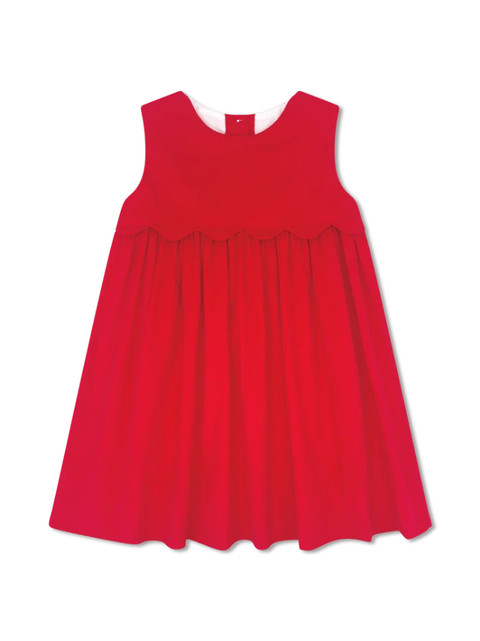 LUCILLE JUMPER - HIGH POINT RED CORDUROY