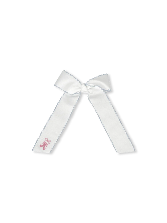 LOLA LONG BOW - BALLET SLIPPER