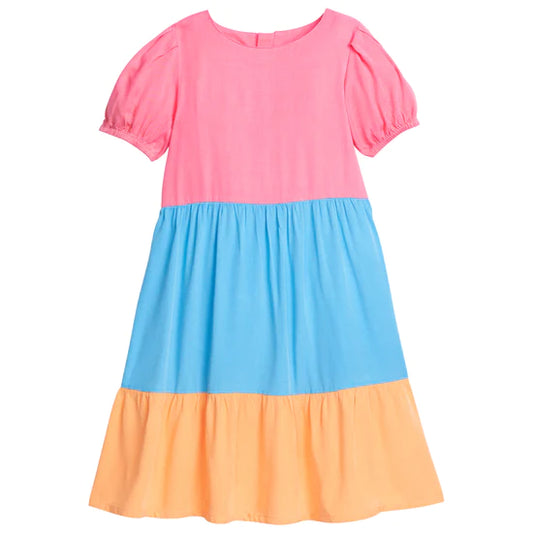 SMITA DRESS - FLOWER MARKET COLORBLOCK