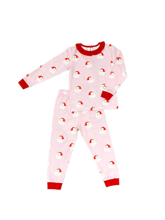 GIRLS TWO-PIECE JAMMIES - SANTA