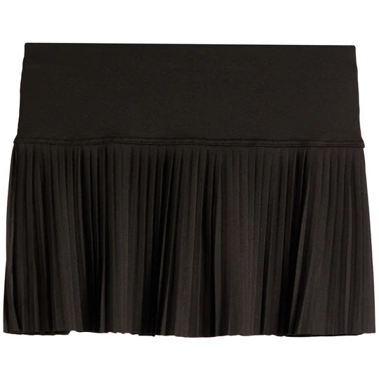 GIRLS PLEATED SKORT - BLACK