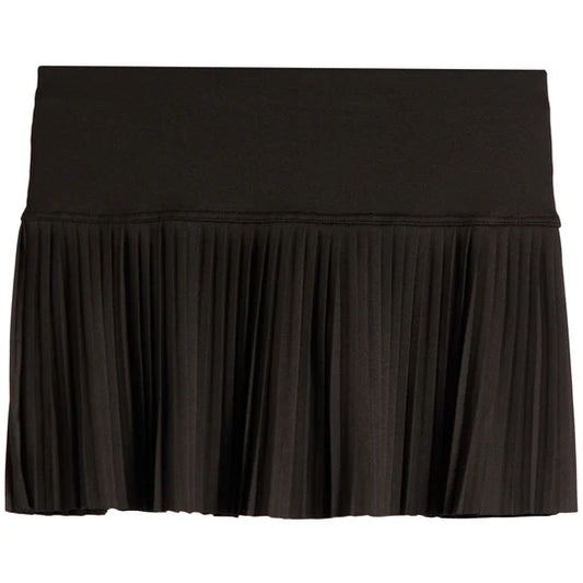 GIRLS PLEATED SKORT - BLACK