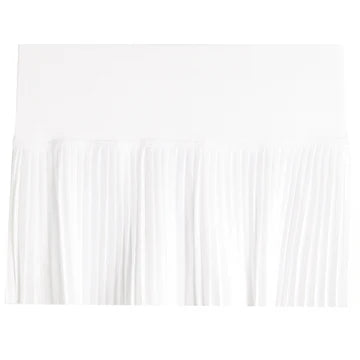 GIRLS PLEATED SKORT - WHITE