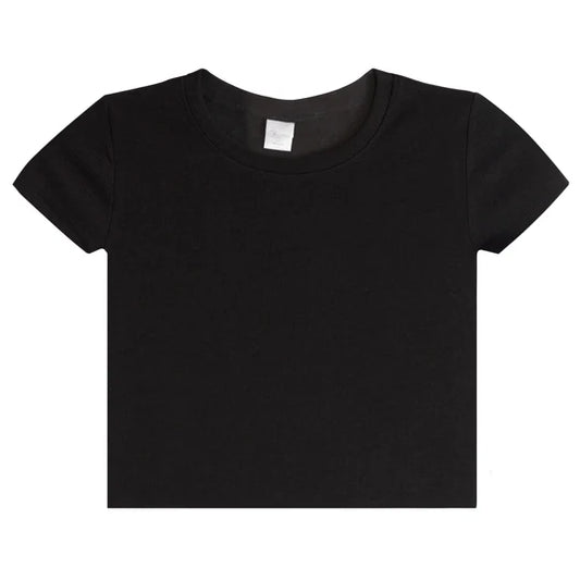 RIBBED BOXY TEE - TEE