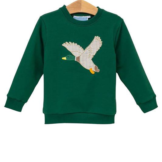 FRENCH TERRY  PULLOVER - MALLARD