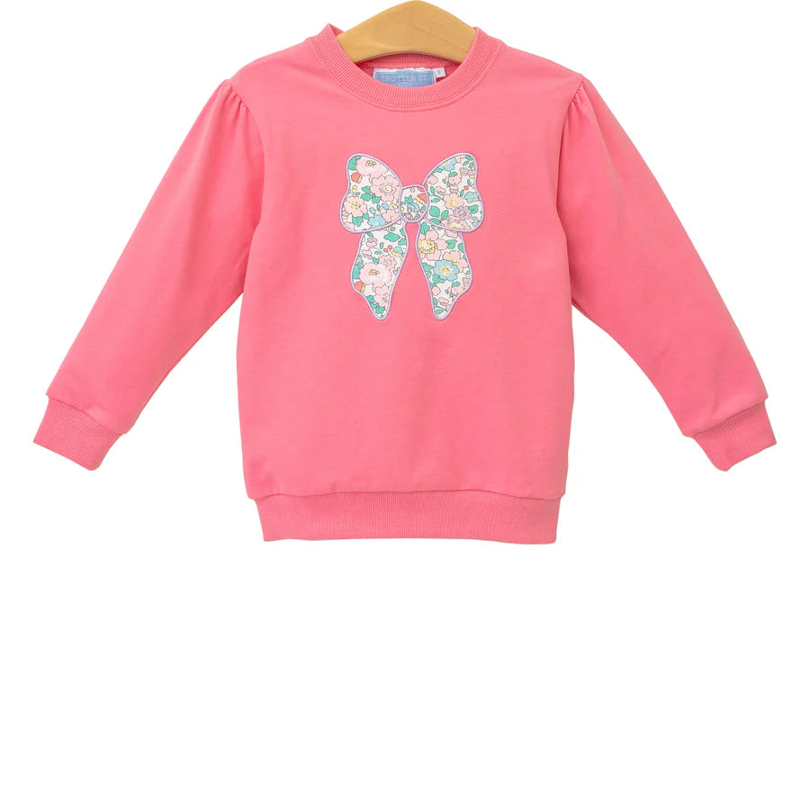 FRENCH TERRY PULLOVER - BOW