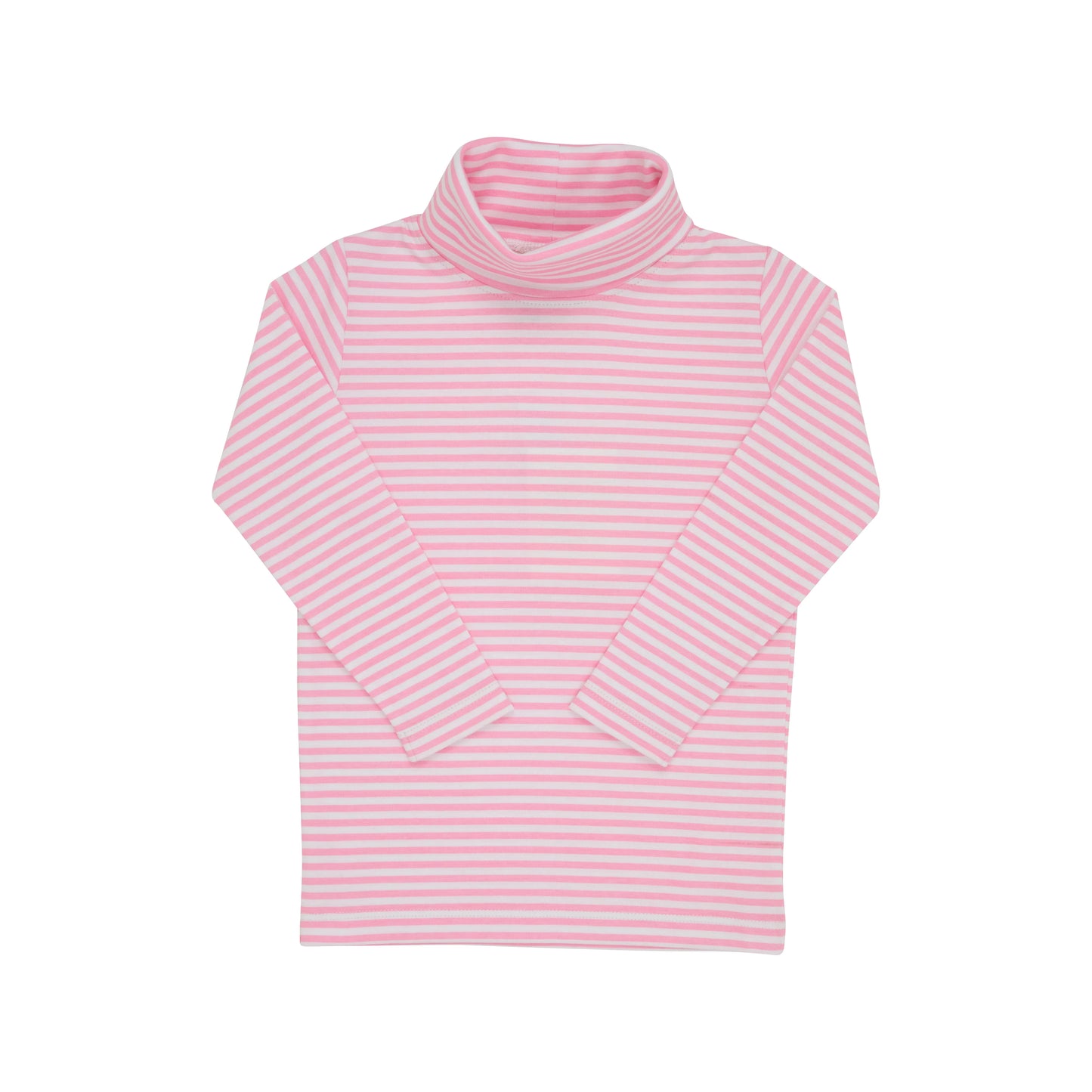 TATUM'S TURTLENECK SHIRT - HAMPTONS HOT PINK STRIPE