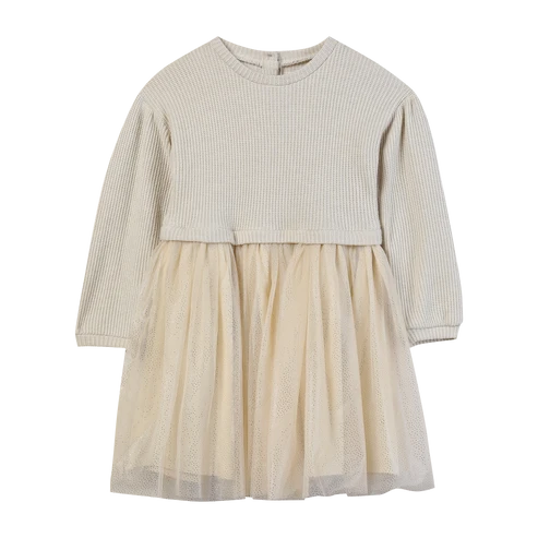 BIRDIE DRESS - OATMEAL
