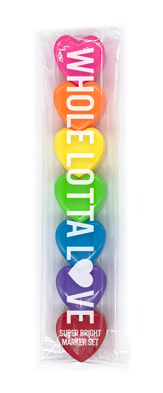 WHOLE LOTTA LOVE JUMBO STACKING MARKER SET