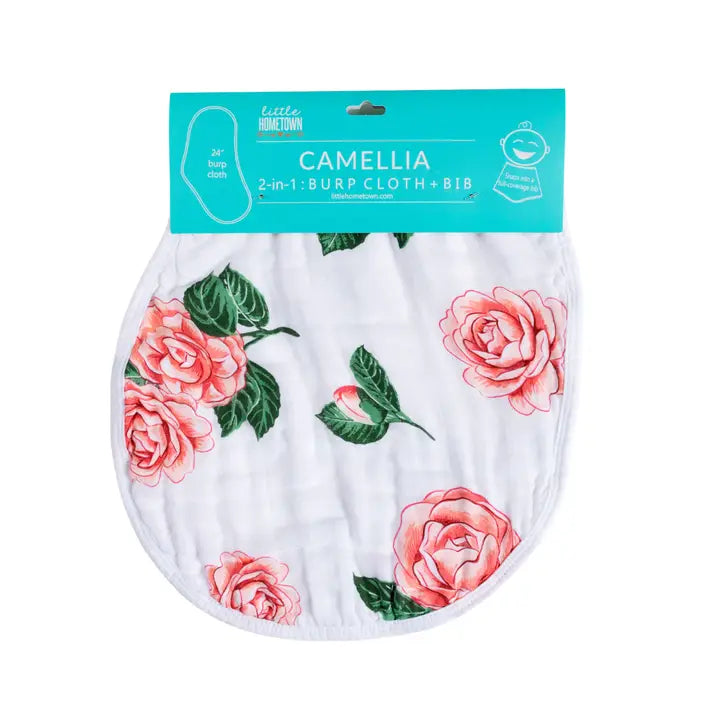 BURP CLOTH/BIB SET - ASSORTED STYLES