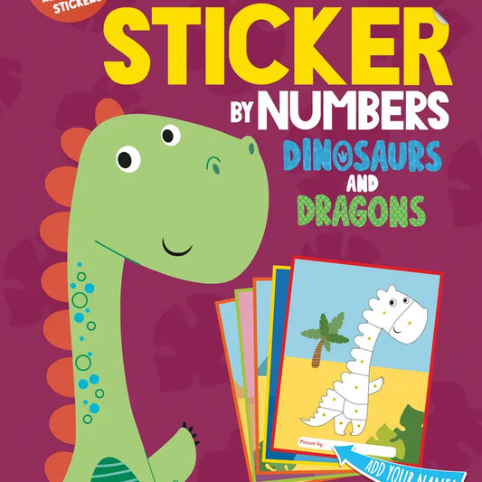 MY FIRST STICKER BY NUMBERS: DINOSAURS AND DRAGONS