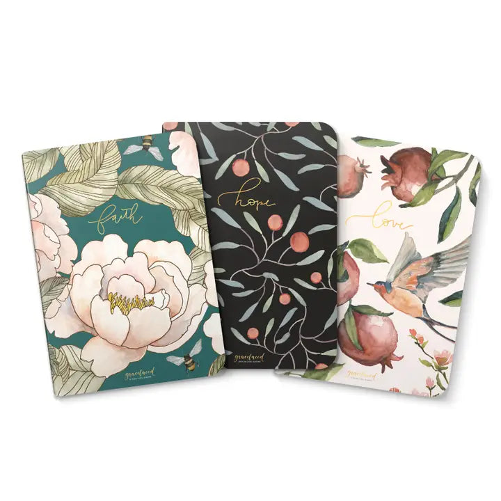 FAITH HOPE LOVE GRACELAND LINED NOTEBOOKS
