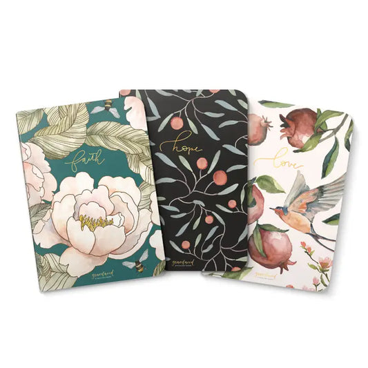 FAITH HOPE LOVE GRACELAND LINED NOTEBOOKS