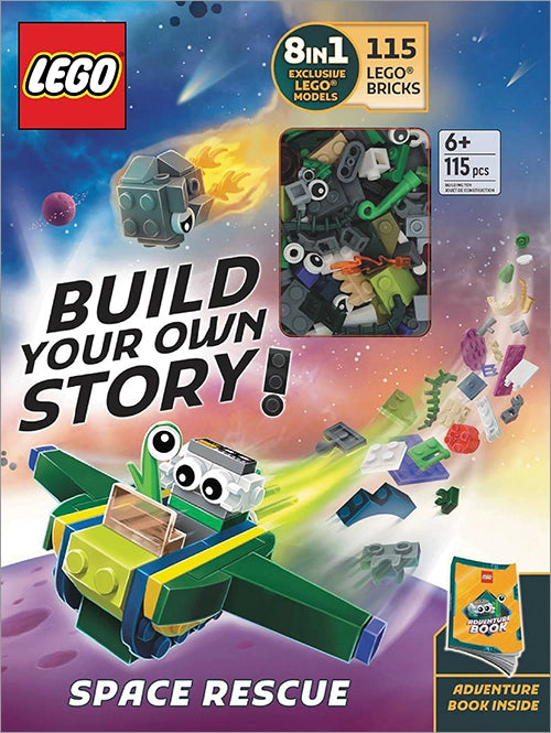 LEGO BOOKS BUILD YOUR OWN STORY - SPACE RESCUE