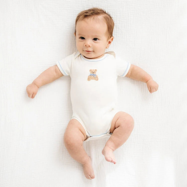 BEAR HUGS BODYSUIT - SKY BLUE