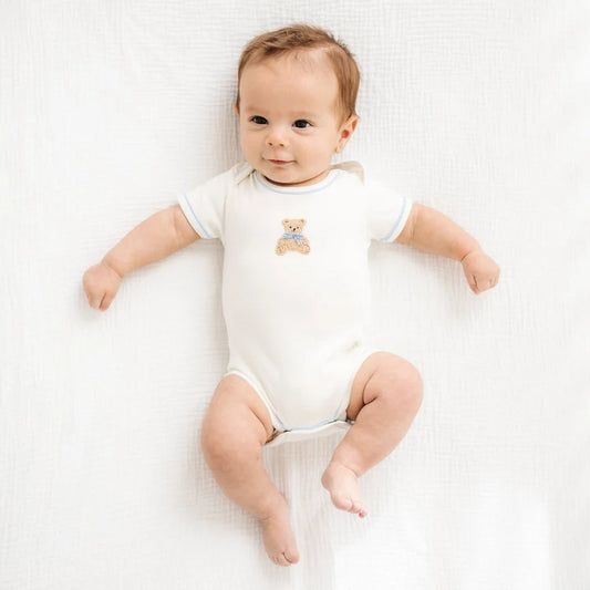 BEAR HUGS BODYSUIT - SKY BLUE