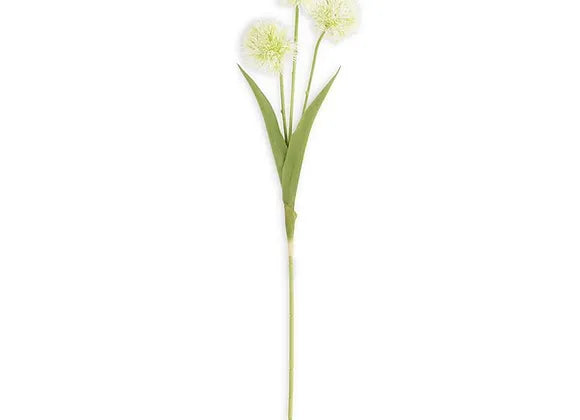 26" CREAM BALL FLOWER STEM
