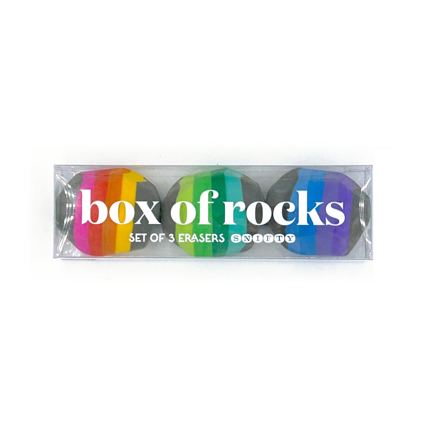 BOX OF ROCKS ERASERS