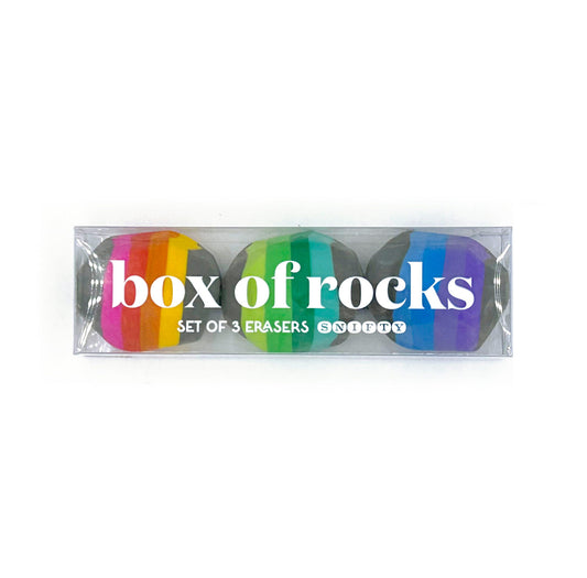 BOX OF ROCKS ERASERS