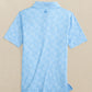 BOYS DRIVER BEACH PALMS PRINTED PERFORMANCE POLO - OCEAN CHANNEL