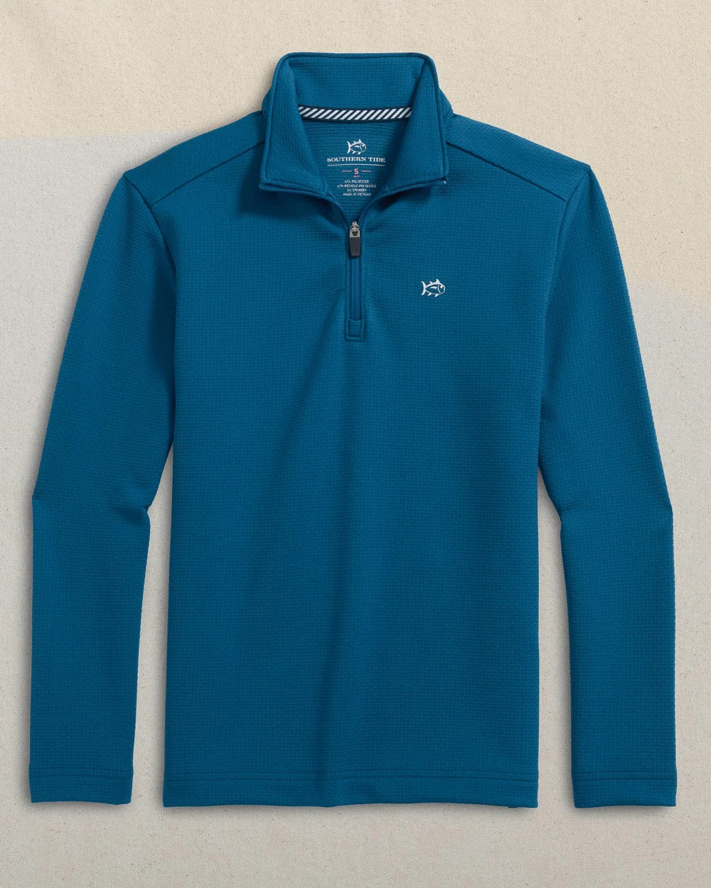 BOYS SCHOONER QUARTER ZIP - NAUTICAL NAVY