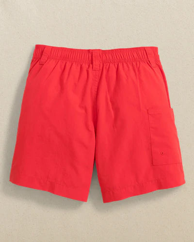 BOYS SHORELINE SHORT - POPPY RED