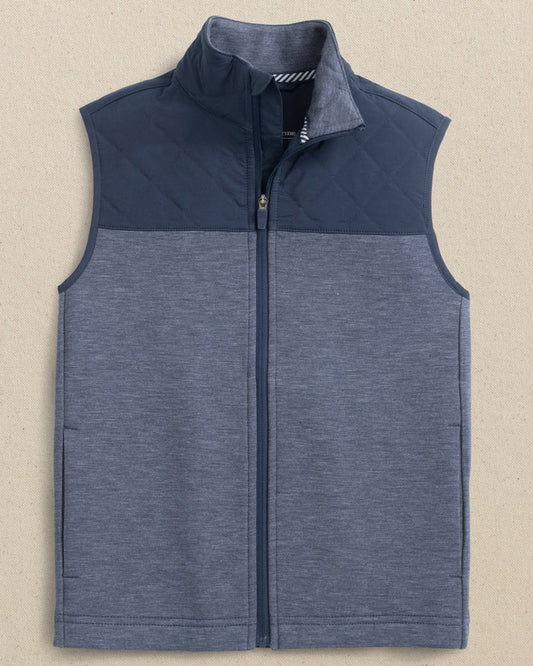BOYS WATERFRONT QUILTED VEST - DRESS BLUE
