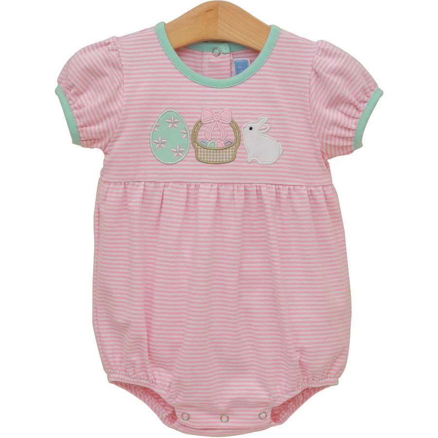 BUNNIES AND BASKETS BUBBLE - PINK