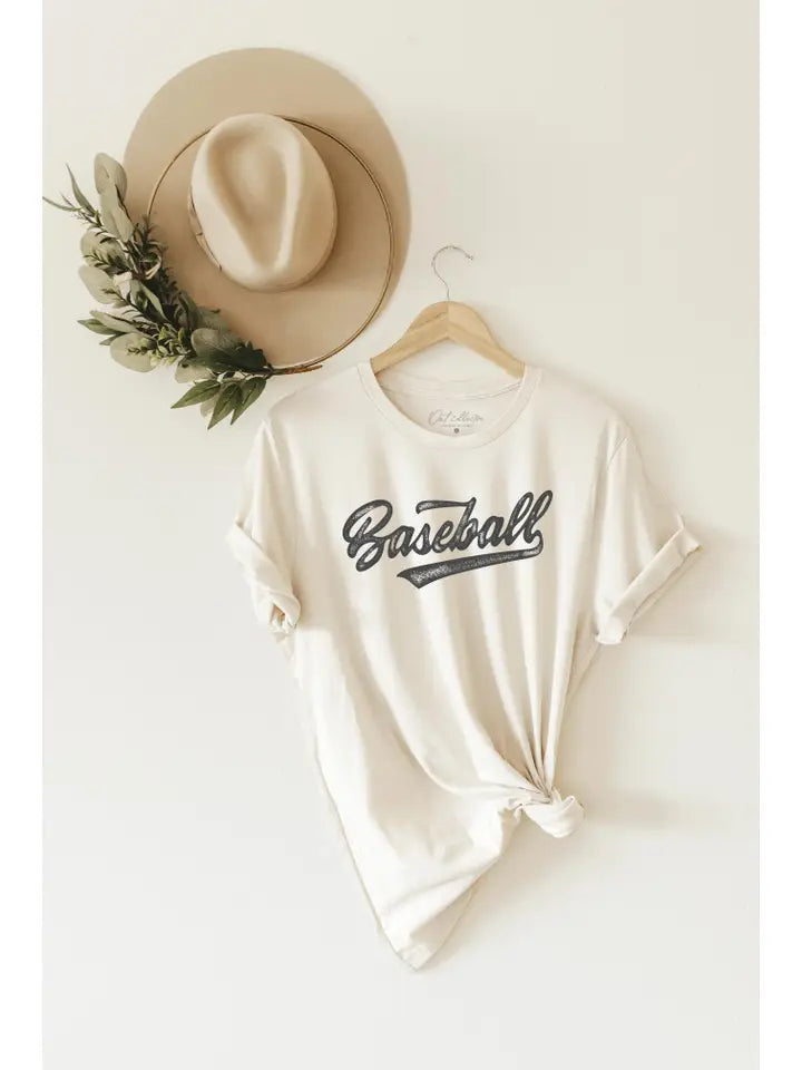 BASEBALL GRAPHIC T - VINTAGE WHITE