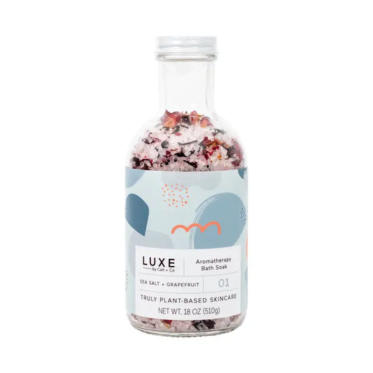 LUXE SEA SALT & GRAPEFRUIT AROMATHERAPY BATH SOAK