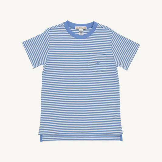 CARTER CREWNECK - SUNRISE BLVD BLUE STRIPE/SUNRISE BLVD BLUE