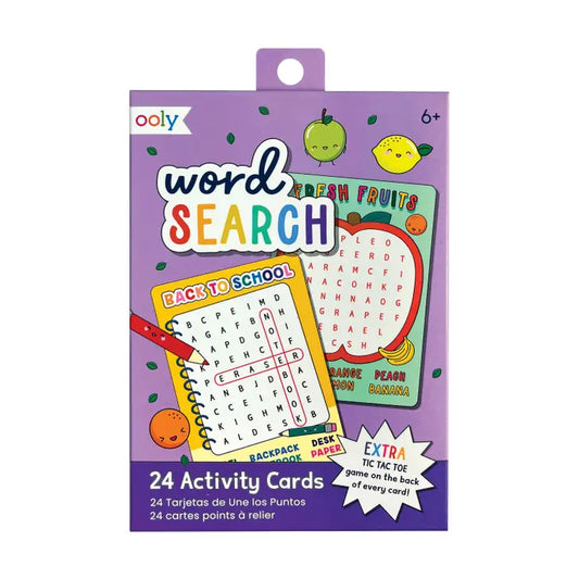 WORD SEARCH ACTIVITY CARDS - SET OF 24