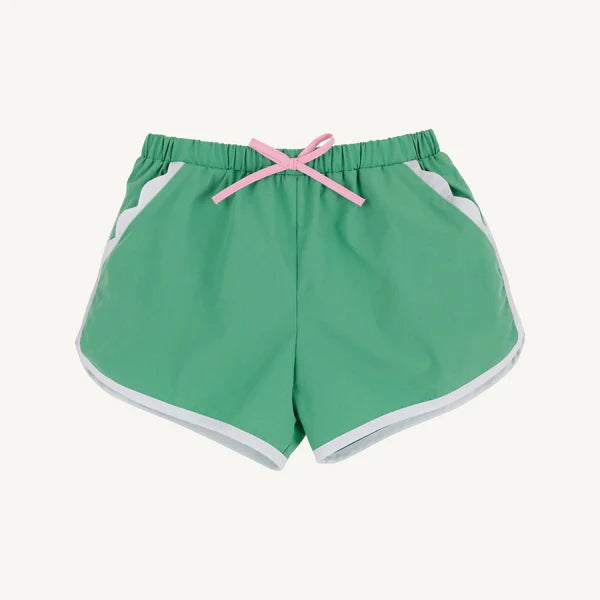 CHERYL SHORTS -GIBSON ISLAND GREEN W/WORTH WHITE