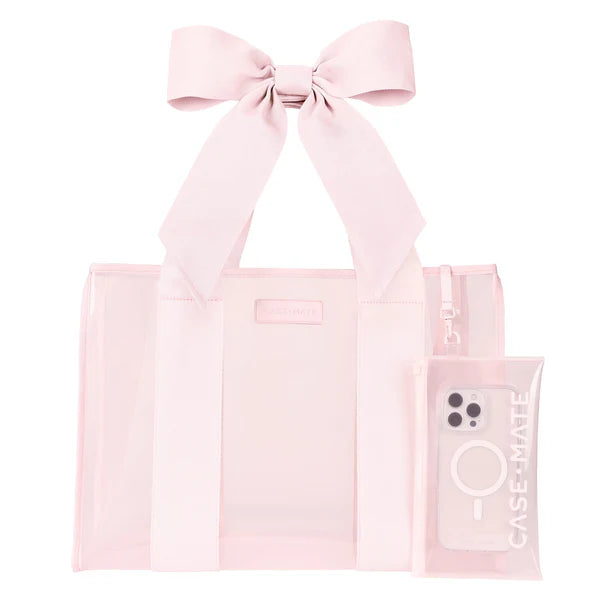 JELLY TOTE BAGS W/PHONE POUCH