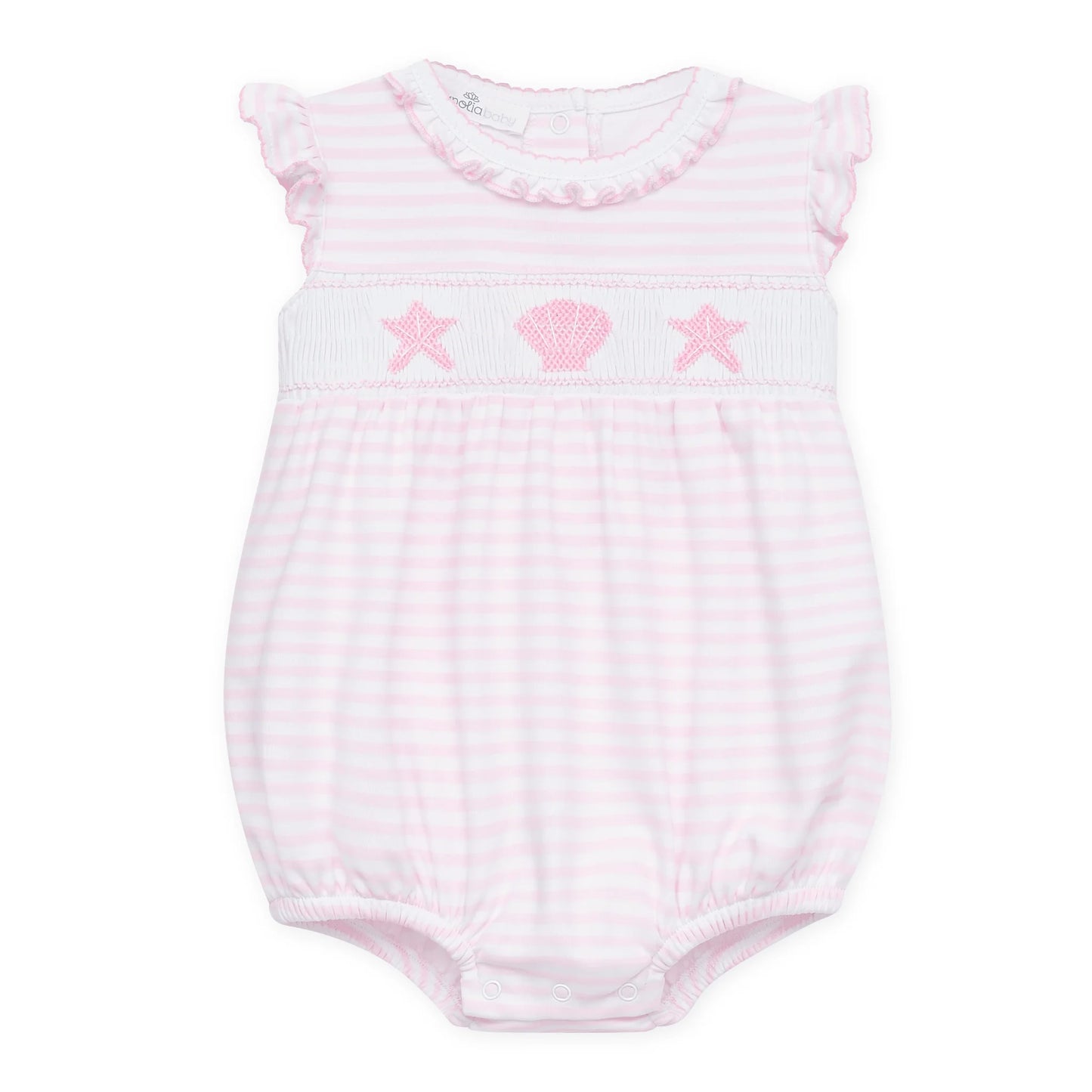COASTAL TREASURES SMOCKED BUBBLE - PINK