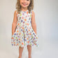 SLEEVELESS POCKET DRESS - SEASHELLS