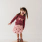 RAGLAN LOVE SWEATSHIRT - RUBY