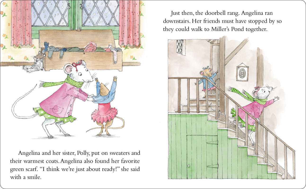 ANGELINA BALLERINA LOVES ICE SKATING BOOK
