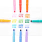 CONFETTI STAMP DOUBLE-ENDED MARKERS - SET OF 9