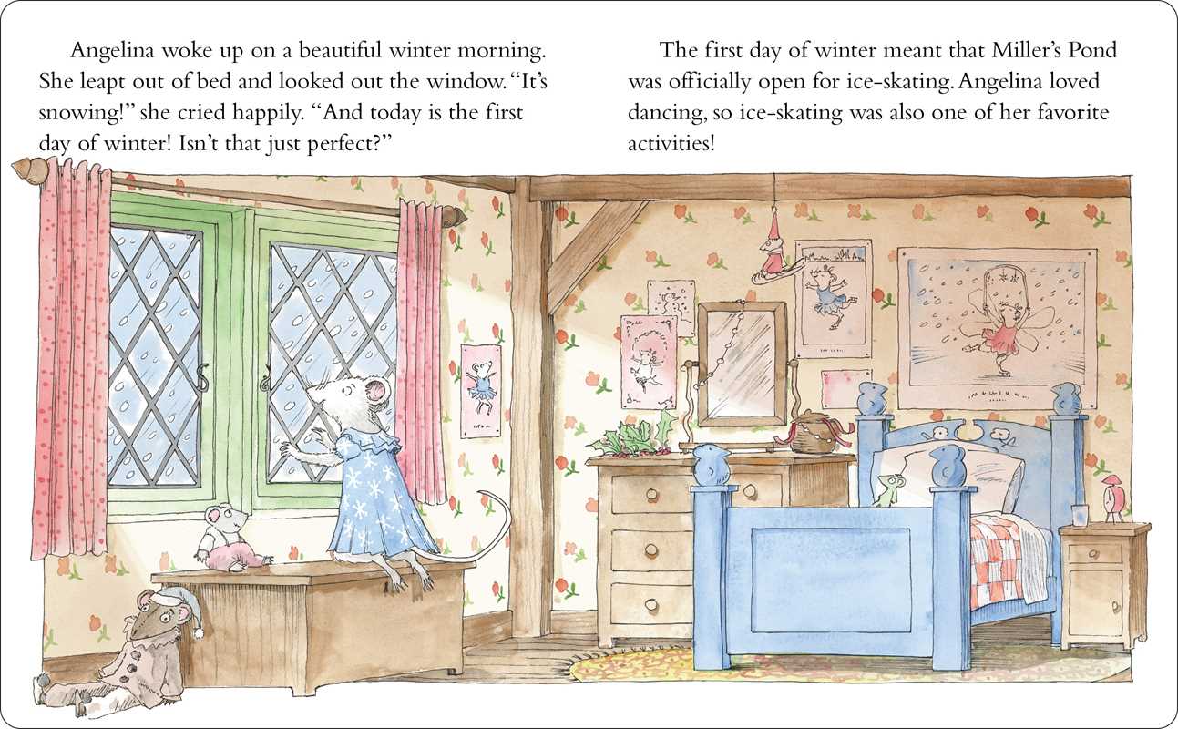 ANGELINA BALLERINA LOVES ICE SKATING BOOK