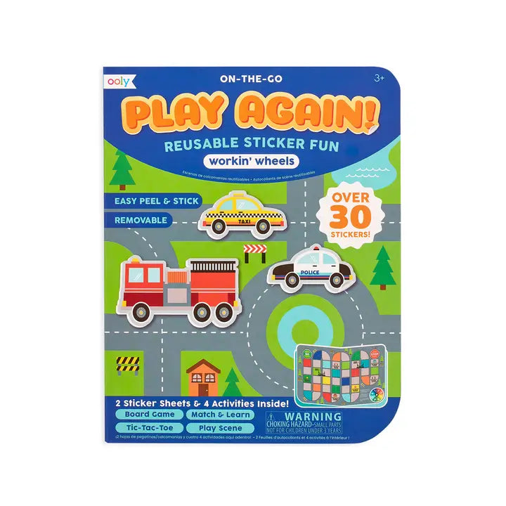 PLAY AGAIN MINI ON THE GO ACTIVITY KIT - WORKING WHEELS