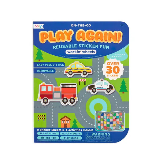 PLAY AGAIN MINI ON THE GO ACTIVITY KIT - WORKING WHEELS