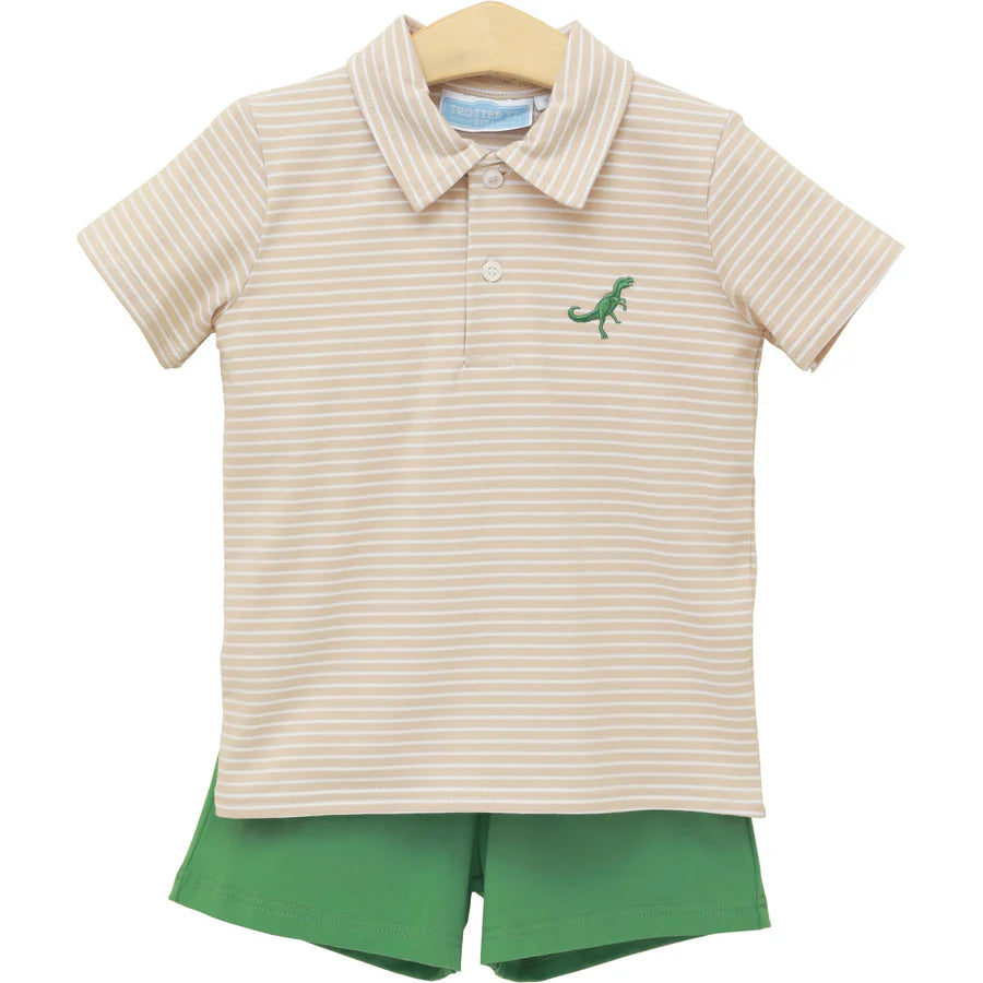DINO-MITE SHORT POLO SET