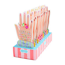 RING & NAIL STICKER SETS - ASSORTED