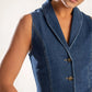 DENIM VEST - INDIGO DENIM