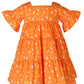 GAME DAY TIER DRESS - ORANGE