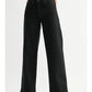HIGH RISE WIDE LEG JEAN - BLACK