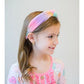 PLEATED OMBRE KNOT HEADBAND - RAINBOW