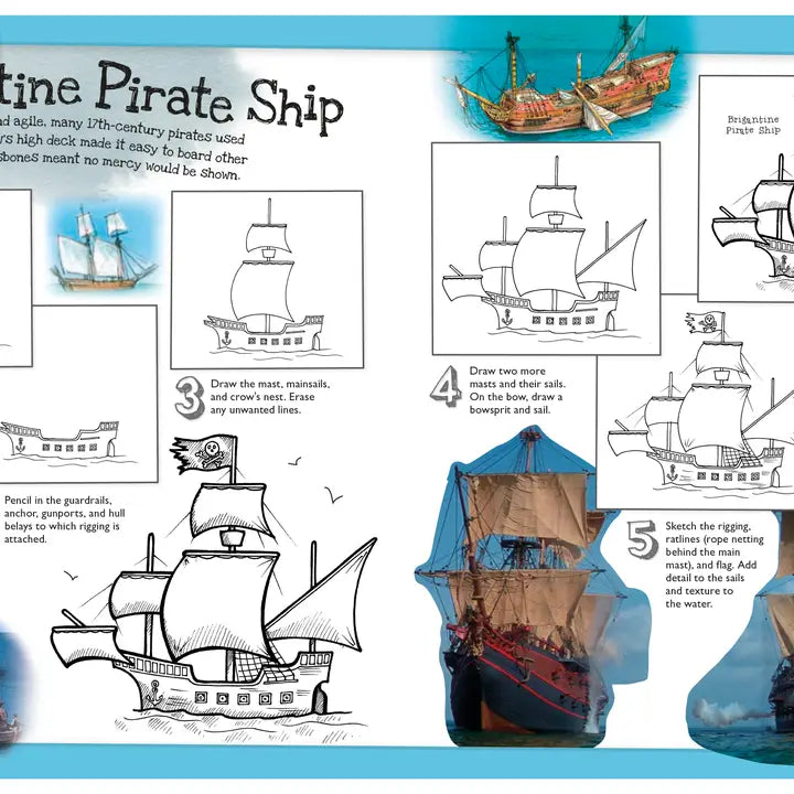 HOW TO DRAW COOL SHIPS AND BOATS